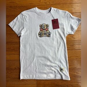 Burberry bear white short sleeve t-shirt size small
